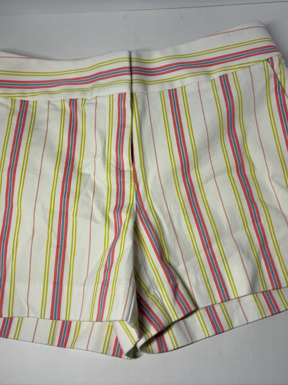 LOFT Riviera Striped Casual Shorts Size 0